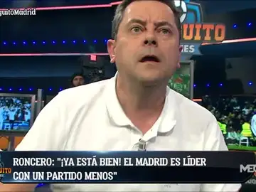 Roncero explota por el Madrid Roncero explota por el Madrid