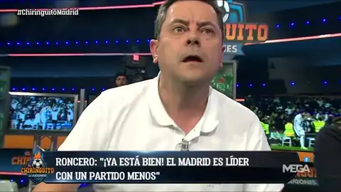 Roncero explota por el Madrid Roncero explota por el Madrid