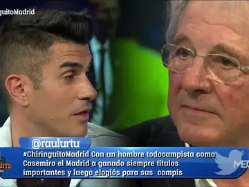 Cara a cara entre Álvaro Benito y D'Alessandro Cara a cara entre Álvaro Benito y D'Alessandro
