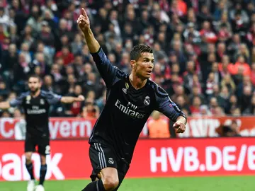 Cristiano Ronaldo celebrando uno de sus goles Cristiano Ronaldo celebrando uno de sus goles