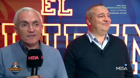 Paco García Cardidad, con el presidente de la UD Las Palmas Paco García Cardidad, con el presidente de la UD Las Palmas