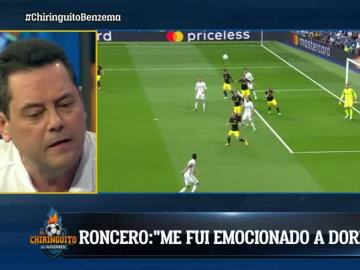 Roncero, emocionado con la victoria del Madrid
