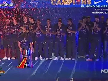 La celebración del Barça en 2012 La celebración del Barça en 2012