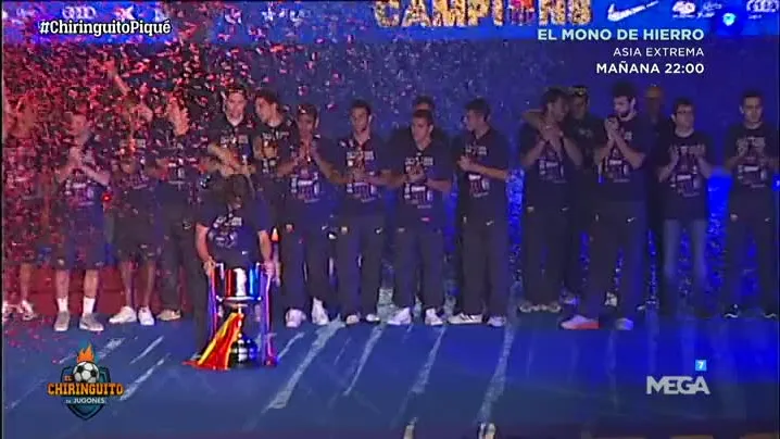 La celebración del Barça en 2012 La celebración del Barça en 2012