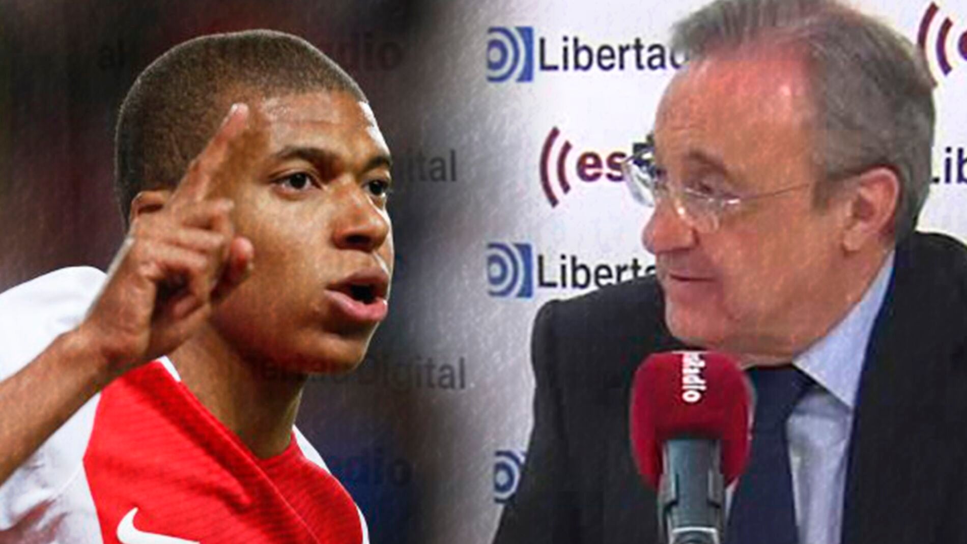 Mbapp&eacute; y Florentino