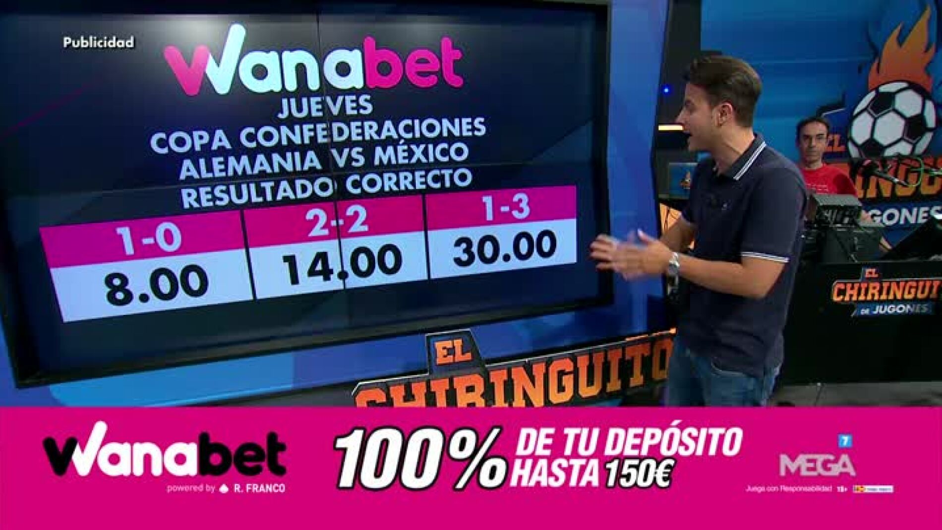 Juanfe con Wanabet