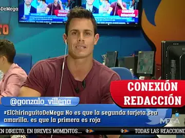 Edu Aguirre en la redacción Edu Aguirre en la redacción