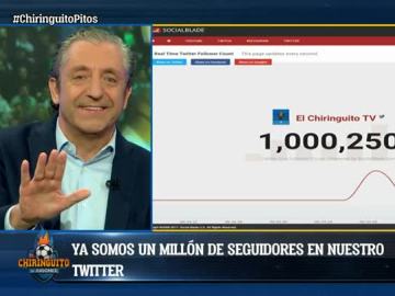 El Chiringuito llega al millón de seguidores