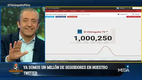 El Chiringuito llega al millón de seguidores El Chiringuito llega al millón de seguidores