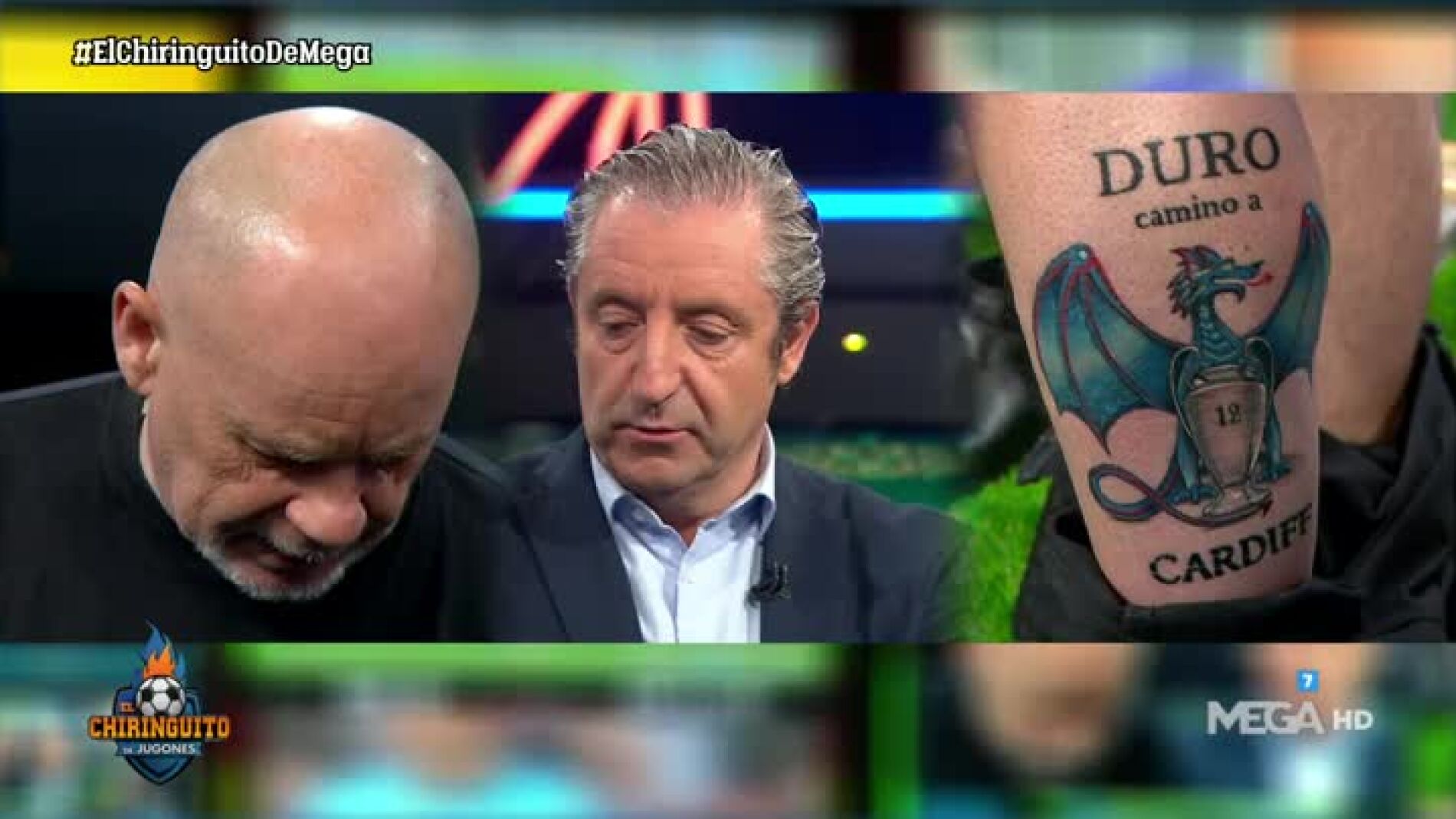 Alfredo Duro se graba en su piel el DuroCaminoACardiff