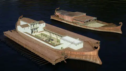 Los barcos de Nemi Top 10 de la antigüedad