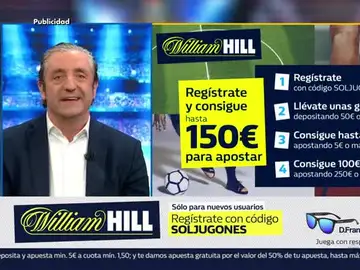 Josep Pedrerol con William Hill Josep Pedrerol con William Hill