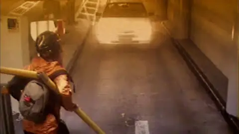 barrera de un parking Vigilados