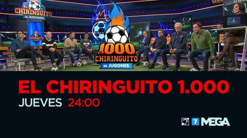 'El Chiringuito 1000', el jueves en MEGA