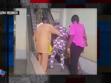 Nunca bajes escaleras mecánicas por el lugar equivocado Nunca bajes escaleras mecánicas por el lugar equivocado