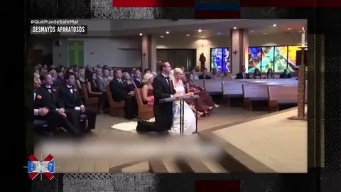 El desmayo de una novia durante su boda El desmayo de una novia durante su boda