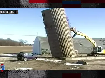 ¡Cuidado con el coche! Estos derribos no salieron del todo bien ¡Cuidado con el coche! Estos derribos no salieron del todo bien