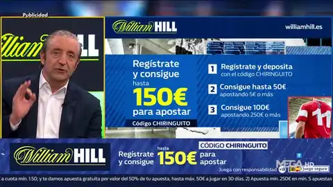 Josep Pedrerol con William Hill Josep Pedrerol con William Hill