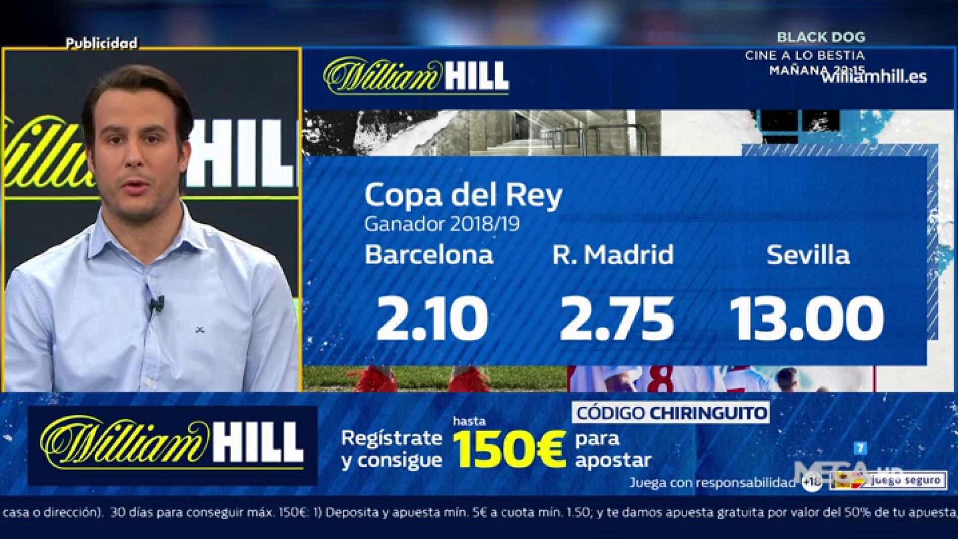 Juanfe te trae la mejor oferta de registro para que apuestes con William Hill 
