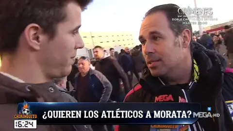 Los aficionados del Atleti, divididos con la llegada de Morata Los aficionados del Atleti, divididos con la llegada de Morata