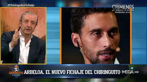 Arbeloa es el fichaje del año en 'El Chiringuito' Arbeloa es el fichaje del año en 'El Chiringuito'