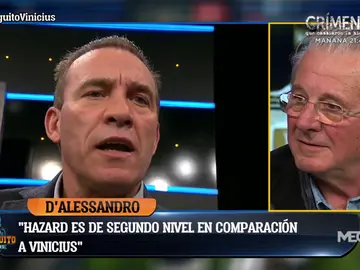 D' Alessandro y Paco Buyo, cara a cara por la comparación Hazard - Vinicius D' Alessandro y Paco Buyo, cara a cara por la comparación Hazard - Vinicius