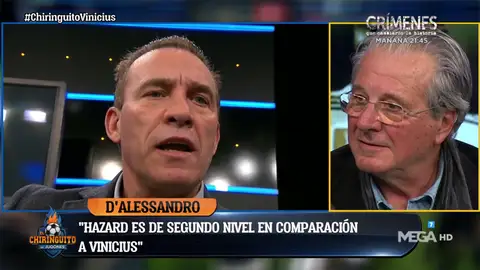 D' Alessandro y Paco Buyo, cara a cara por la comparación Hazard - Vinicius D' Alessandro y Paco Buyo, cara a cara por la comparación Hazard - Vinicius