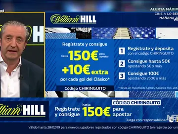 Josep te trae la mejor oferta de registro para que apuestes con William Hill Josep te trae la mejor oferta de registro para que apuestes con William Hill