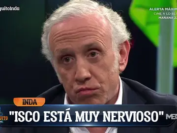 Eduardo Inda desvela cómo se encuentra Isco: "Está muy nervioso" Eduardo Inda desvela cómo se encuentra Isco: "Está muy nervioso"