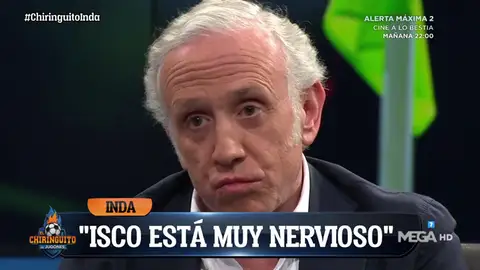 Eduardo Inda desvela cómo se encuentra Isco: "Está muy nervioso" Eduardo Inda desvela cómo se encuentra Isco: "Está muy nervioso"