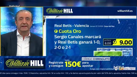 Josep te trae la mejor oferta de registro para que apuestes con William Hill Josep te trae la mejor oferta de registro para que apuestes con William Hill