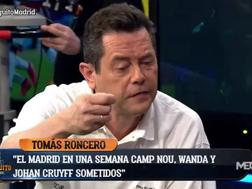 Tomás Roncero: "El Real Madrid ha sometido a Barça, Atleti y Ajax jugando al fútbol" Tomás Roncero: "El Real Madrid ha sometido a Barça, Atleti y Ajax jugando al fútbol"