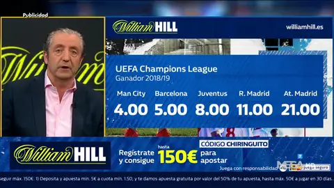 Josep te trae la mejor oferta de registro para que apuestes con William Hill Josep te trae la mejor oferta de registro para que apuestes con William Hill