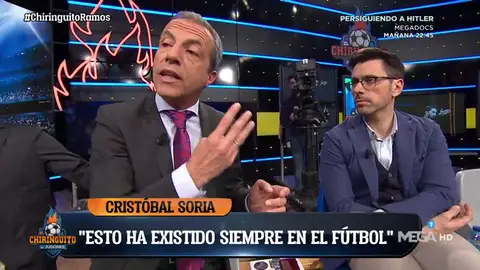 Cristóbal Soria: "Yo metí en el campo a un jugador lesionado para que le amonestaran y cumpliera ciclo" Cristóbal Soria: "Yo metí en el campo a un jugador lesionado para que le amonestaran y cumpliera ciclo"