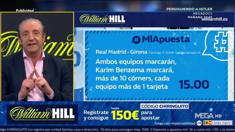 Josep te trae la mejor oferta de registro para que apuestes con William Hill Josep te trae la mejor oferta de registro para que apuestes con William Hill