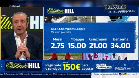 Josep te trae la mejor oferta de registro para que apuestes con William Hill Josep te trae la mejor oferta de registro para que apuestes con William Hill