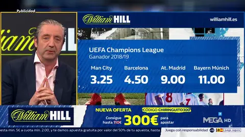 Josep te trae la mejor oferta de registro para que apuestes con William Hill Josep te trae la mejor oferta de registro para que apuestes con William Hill