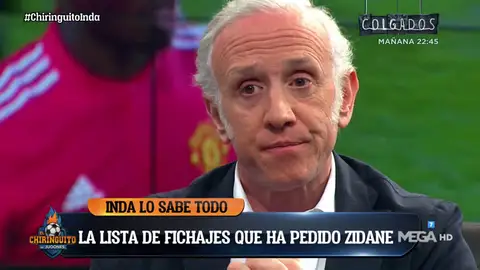 Eduardo Inda: "Zidane ha pedido a Hazard, Pogba, Lucas, Mané y Mbappé" Eduardo Inda: "Zidane ha pedido a Hazard, Pogba, Lucas, Mané y Mbappé"