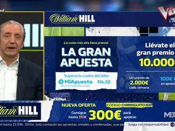 Josep te trae la mejor oferta de registro para que apuestes con William Hill Josep te trae la mejor oferta de registro para que apuestes con William Hill