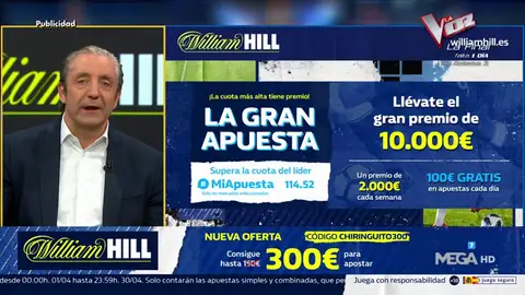 Josep te trae la mejor oferta de registro para que apuestes con William Hill Josep te trae la mejor oferta de registro para que apuestes con William Hill