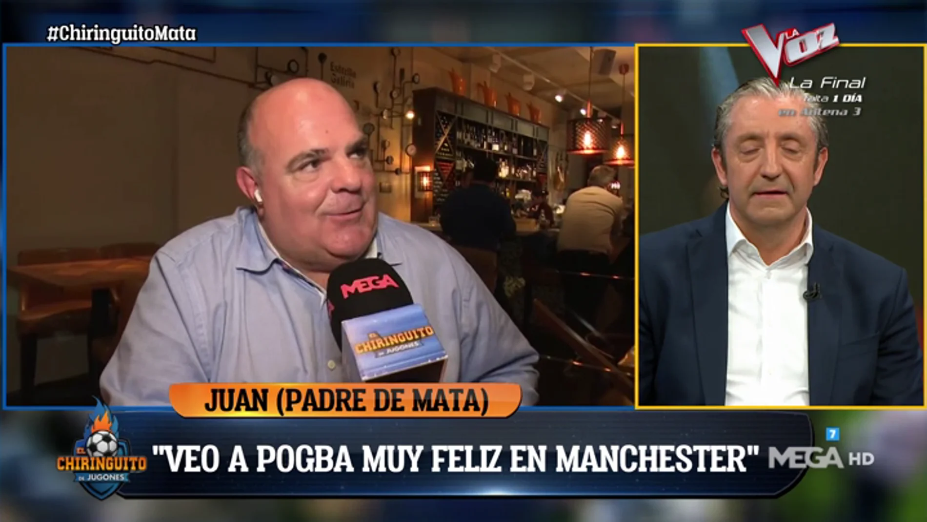 Juan, padre de Juan Mata: "Que esté Zidane en el Madrid quizás haga pensar a Pogba"