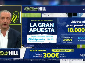 Josep te trae la mejor oferta de registro para que apuestes con William Hill Josep te trae la mejor oferta de registro para que apuestes con William Hill