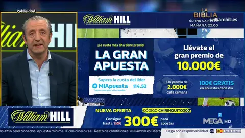 Josep te trae la mejor oferta de registro para que apuestes con William Hill Josep te trae la mejor oferta de registro para que apuestes con William Hill