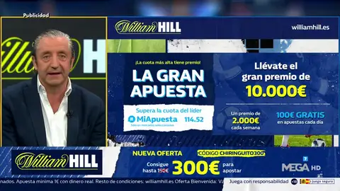 Josep te trae la mejor oferta de registro para que apuestes con William Hill Josep te trae la mejor oferta de registro para que apuestes con William Hill