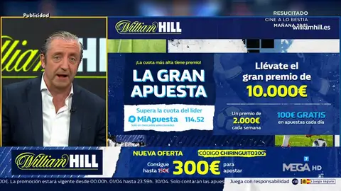 Josep te trae la mejor oferta de registro para que apuestes con William Hill Josep te trae la mejor oferta de registro para que apuestes con William Hill