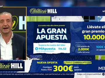 Josep te trae la mejor oferta de registro para que apuestes con William Hill Josep te trae la mejor oferta de registro para que apuestes con William Hill
