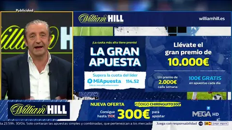 Josep te trae la mejor oferta de registro para que apuestes con William Hill Josep te trae la mejor oferta de registro para que apuestes con William Hill