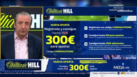 Josep te trae la mejor oferta de registro para que apuestes con William Hill Josep te trae la mejor oferta de registro para que apuestes con William Hill