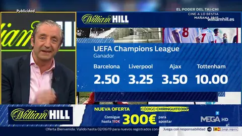 Josep te trae la mejor oferta de registro para que apuestes con William Hill Josep te trae la mejor oferta de registro para que apuestes con William Hill