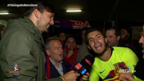 La afici&oacute;n del Bar&ccedil;a, euf&oacute;rica tras el triunfo ante el Liverpool 